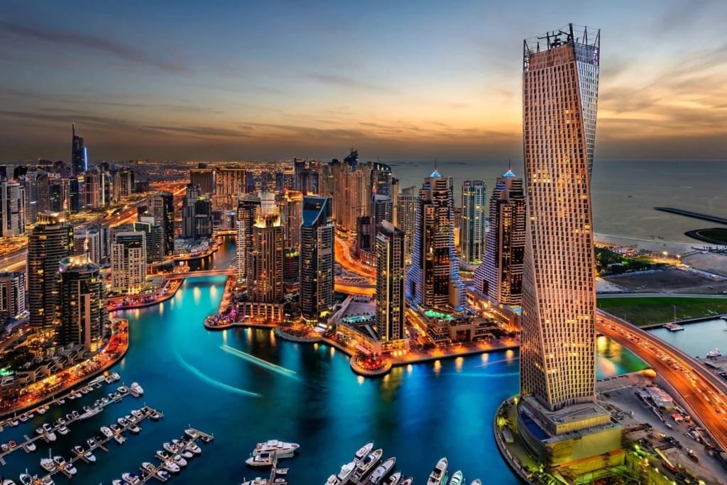 Dubai Marina wolkenkrabber