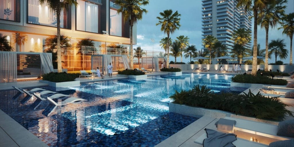 Binghatti Apex Schwimmbad