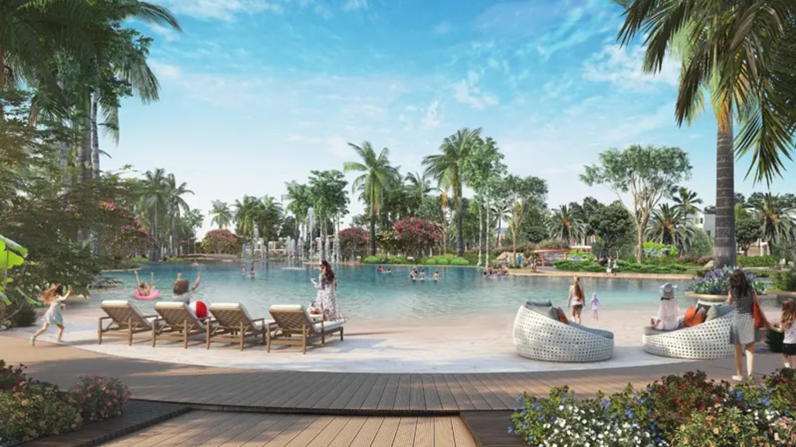 DAMAC Lagoons Marbella lagoons