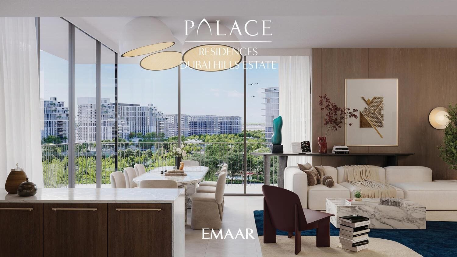 Palace Residences by Emaar Wohnzimmer