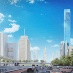 Burj Azizi Tower von Weiten