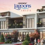 DAMAC Lagoons Ibiza Stadvilla mit vielen glücklichen Menschen