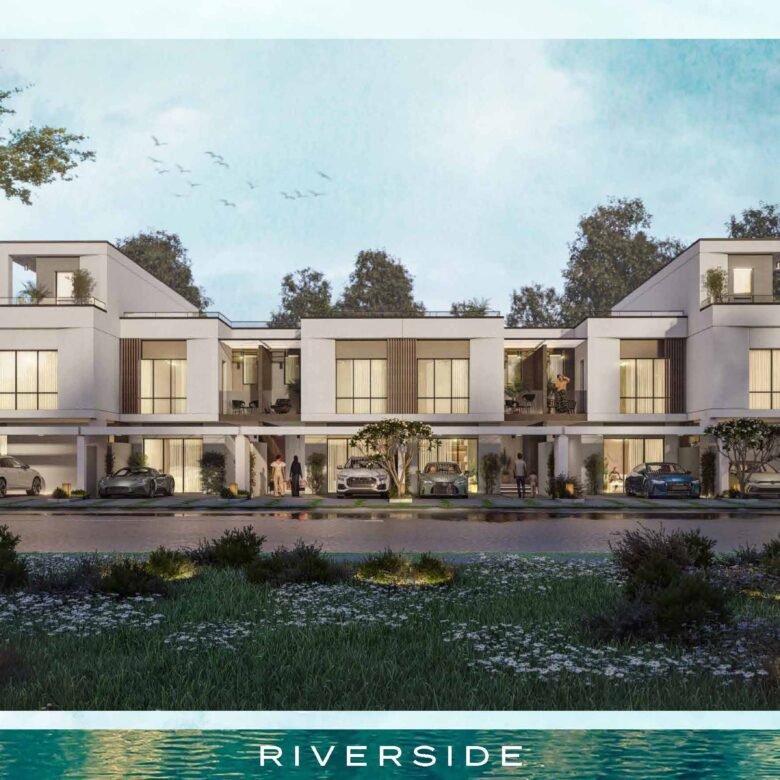 DAMAC Riverside Villa von vorne