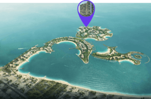 Cal del Mar Insel von weiten