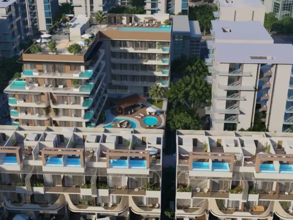 Ashton Park Residences vanuit het westen