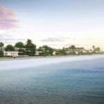 Sea Glints Konakları'nın denizden görünümü